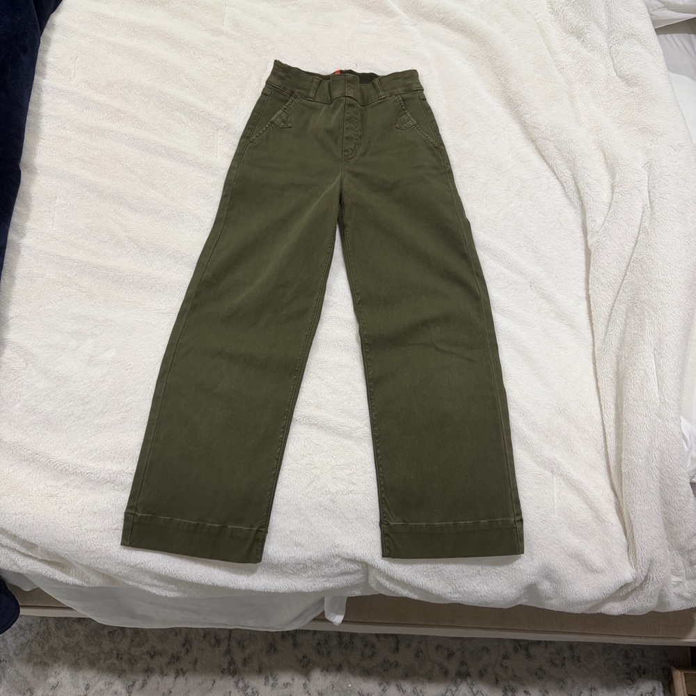 SPANX Olive Green Trousers